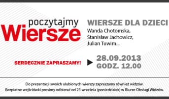 Poczytajmy wiersze – wiersze dla dzieci