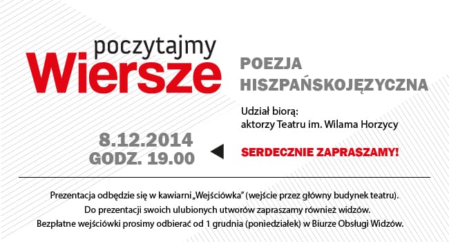Kolejne spotkanie z cyklu POCZYTAJMY WIERSZE