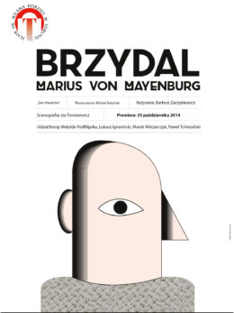 Plakat spektaklu: Brzydal