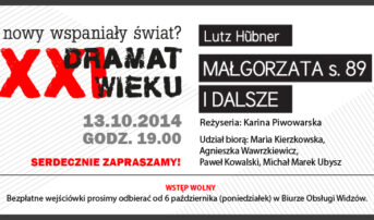 Dramat Europejski XXI wieku – „Nowy Wspaniały Świta”?