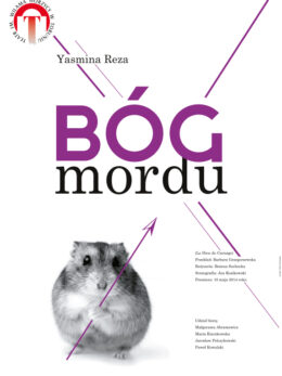 Plakat spektaklu: Bóg mordu