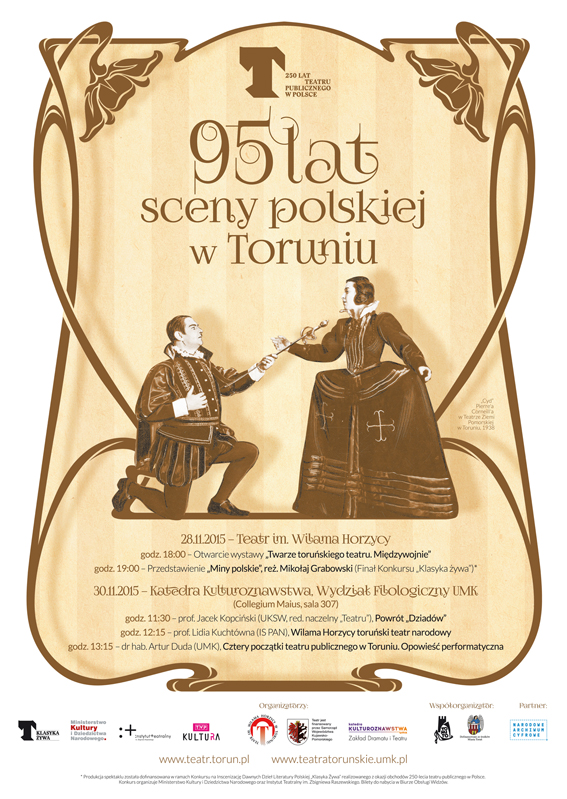Świętujemy 95 lat sceny polskiej w Toruniu!
