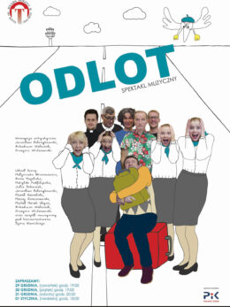 Plakat spektaklu: Odlot. Last minute