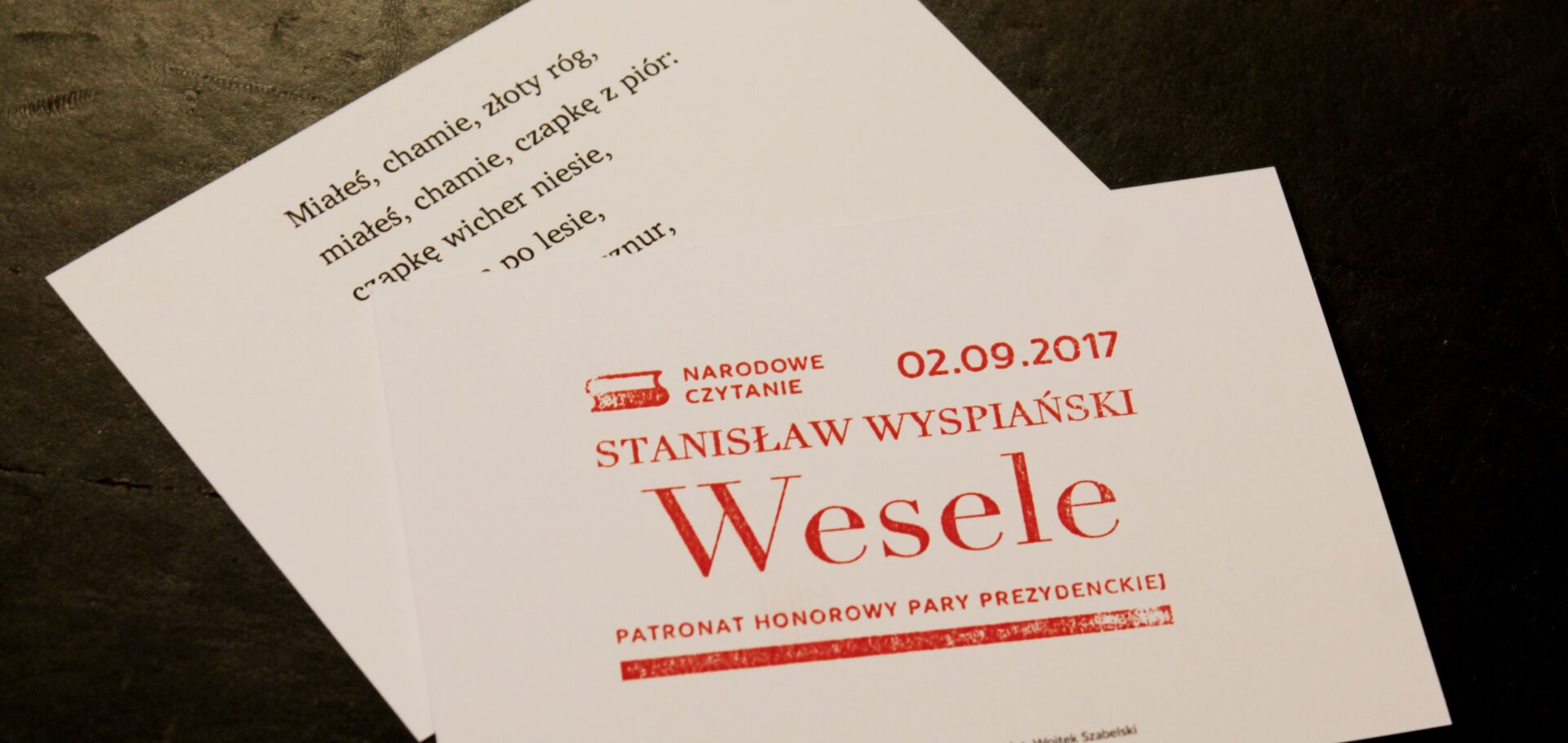 Po „Weselu” – Narodowe Czytanie 2017