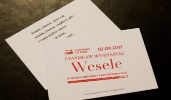 Po „Weselu” – Narodowe Czytanie 2017