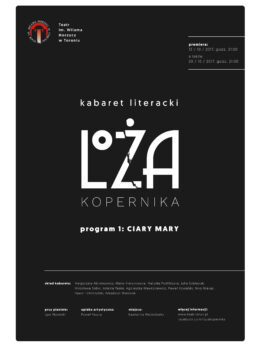 Plakat spektaklu: Loża Kopernika