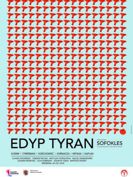 Plakat spektaklu: Edyp Tyran