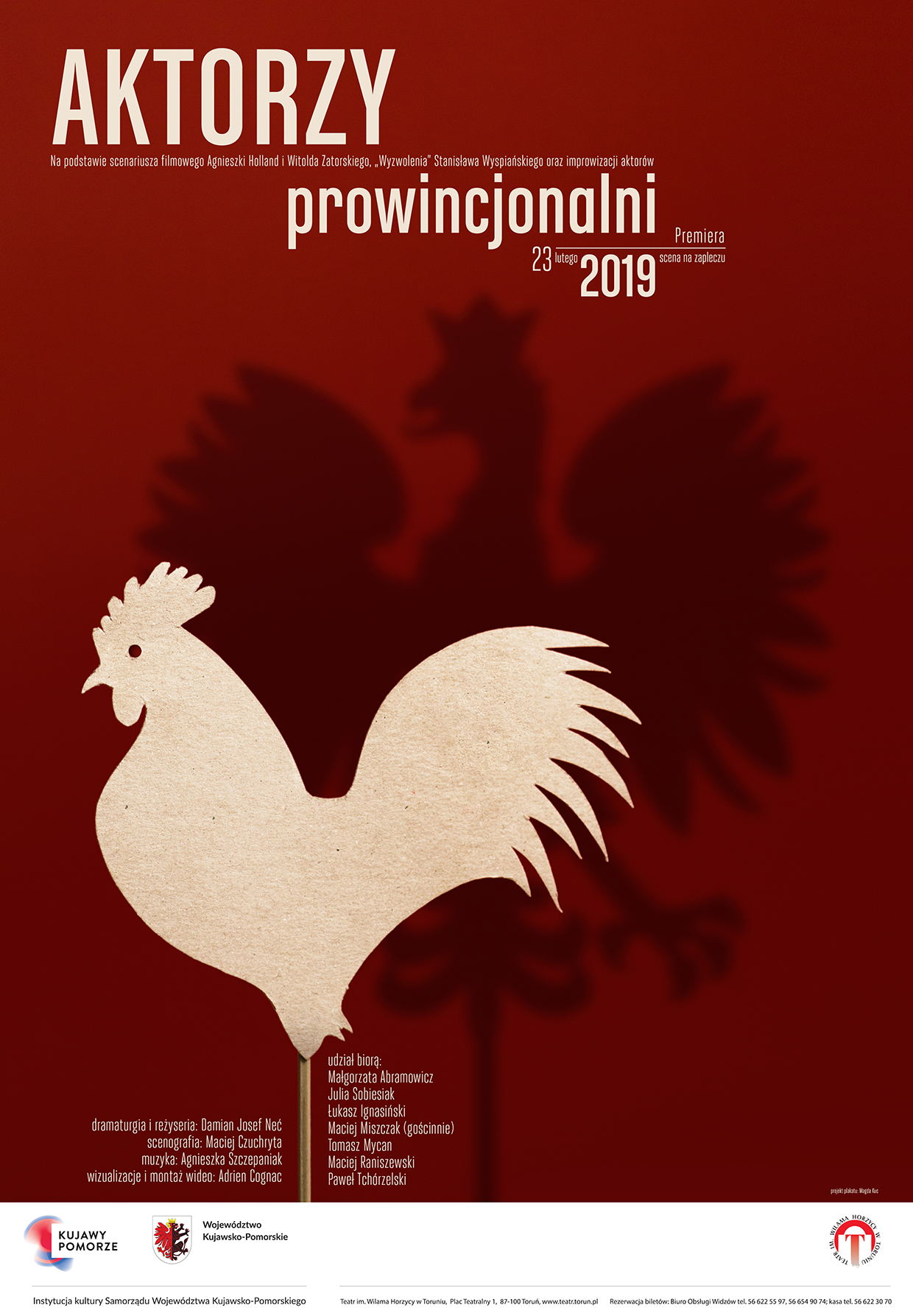 Plakat spektaklu: Aktorzy prowincjonalni