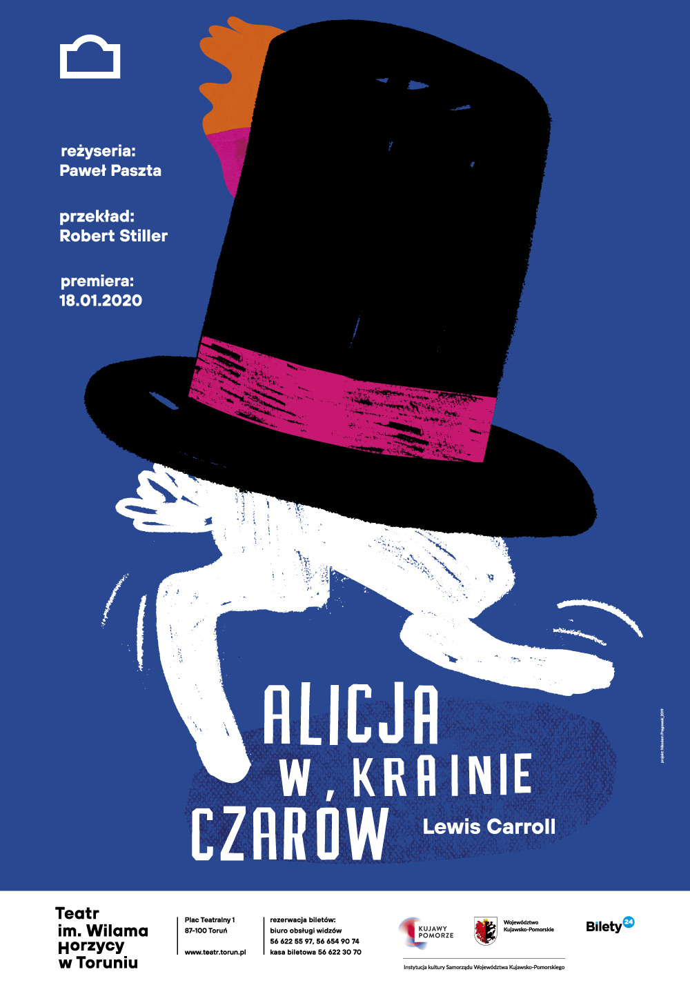 Plakat spektaklu: Alicja w Krainie Czarów