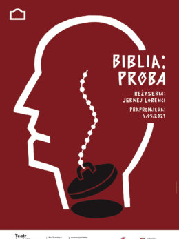 Plakat spektaklu: Biblia: Próba