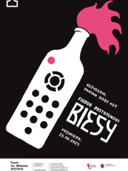 Plakat spektaklu: Biesy
