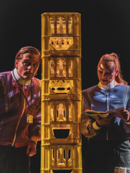 Plakat spektaklu: Romeo i Julia w krainie fakapu